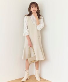 Feroux 【新型・洗える】リボンデザイン ダンボールワンピース