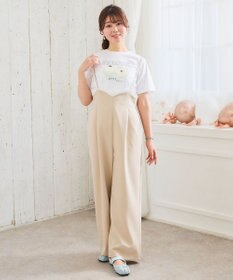 Feroux フリルデザイン・サス付きパンツ