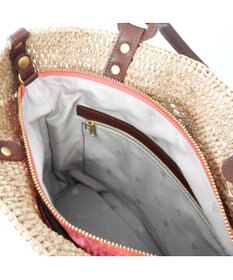 IBIZA ラフィア　セミショルダーバッグ