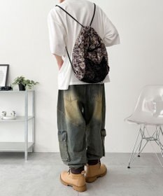 WEGO 【ユニセックス着用ITEM】コードデザインナップサック