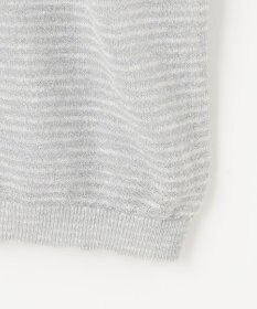 自由区 S 【洗える】ラメボーダー ニット