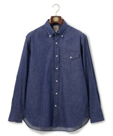 J.PRESS MEN デニムルックツイル ボタンダウンシャツ
