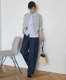 AMERICAN HOLIC コットンブレンドクルーネックカーディガン