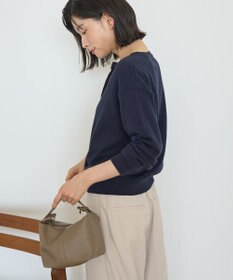 AMERICAN HOLIC コットンブレンドクルーネックカーディガン