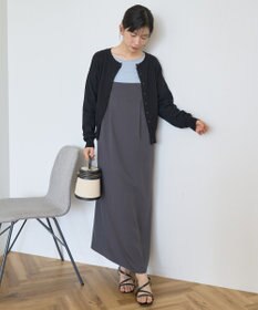 AMERICAN HOLIC コットンブレンドクルーネックカーディガン