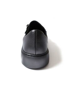 Pointer 日本製 本革フリンジ付き厚底ローファー