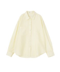 CRAFT STANDARD BOUTIQUE 【2点SET】スカーフ付きシアーストライプシャツ