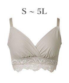 BRADELIS New York 【BRADELIS NewYork peace】綿混ストレッチハイブリッドハートカップブラ25 ブラデリス 吸汗 速乾機能 補正 ブラジャー