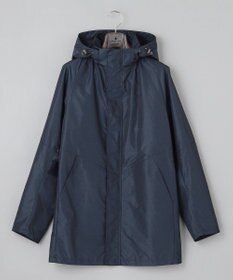 GOTAIRIKU 【ビジネスで着用可】メランジシャンブレー フーデッドブルゾン