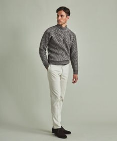 GOTAIRIKU 【LANEROSS】ミドルゲージモックネック ニット