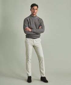 GOTAIRIKU 【LANEROSS】ミドルゲージモックネック ニット