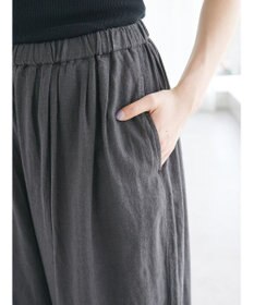 CRAFT STANDARD BOUTIQUE 【キナリノ別注】リネンレーヨンワイドパンツ