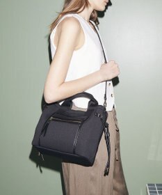 TOPKAPI 【新色追加】【TREASURE TOPKAPI】ネオプレン フロントポケット 2way ショルダー付き ミニトートバッグ