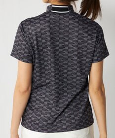 FILA GOLF／marie claire 【Marie claire sports】ロゴ柄モックネックシャツ