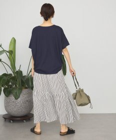 AMERICAN HOLIC 楊柳ギャザーボリュームフレアスカート