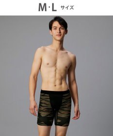 WACOAL MEN ボクサーパンツ【CROSSWALKER】はいて歩いてカロリー消費アップをめざそう！ムレ軽減設計 前開き スパッツ ロング丈 GX6007 /ブロス バイ ワコールメン