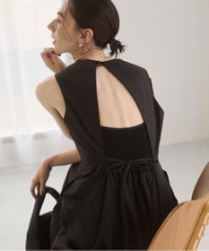 WEGO 【ANGIE VINTAGE】バックオープンノースリーブワンピース