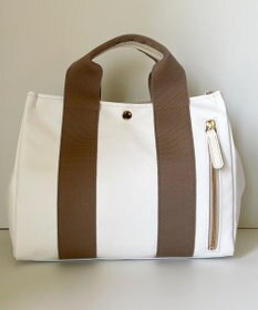 Hekhèr Le Style de Vie 新色追加【日本製 / 2WAY】PUコートコットンキャンバス トートバッグ medium