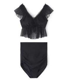 San-ai Resort（三愛水着楽園） 【San-ai Resort×PEACH　JOHNコラボ】【ナイスバディ水着】フリルワイヤービキニ　9M・11L　【San-ai Resort（サンアイリゾート）】