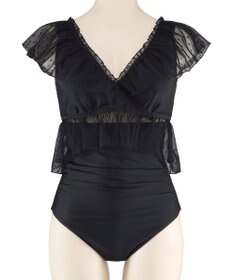 San-ai Resort（三愛水着楽園） 【San-ai Resort×PEACH　JOHNコラボ】【ナイスバディ水着】フリルワイヤービキニ　9M・11L　【San-ai Resort（サンアイリゾート）】