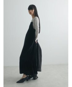 Green Parks armonia．ベロアキャミワンピース
