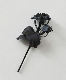 AND WOOL 〈繊細で深みがある色合いの上品小物〉菜の花ブローチ