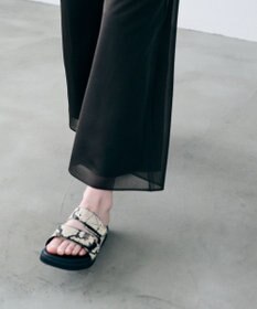 uncrave バルキーシアーニット ワイドパンツ