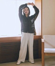 earth music&ecology センターシームタックスウェットパンツ