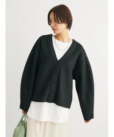 Green Parks ・ＥＬＥＮＣＡＲＥ　ＤＵＥ　ブークレＶネックカーデ