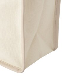 Maison de FLEUR ロゴ刺繍フリルハンドル帆布キャリーオンバッグ