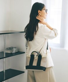 TOPKAPI 【Breath TOPKAPI】スコッチグレイン ネオレザー ミニ トート バッグ ショルダー付き S