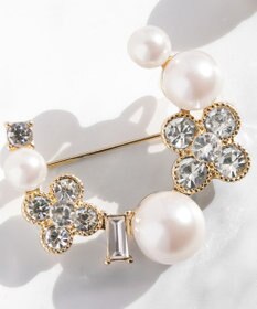 TOCCA WITH FLORA 2WAY BROOCH NECKLACE ブローチネックレス ゴールド系