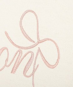 Maison de FLEUR ロゴ刺繍フリルハンドル帆布キャリーオンバッグ