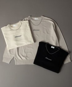 WEGO アクセ付きワンポイントニットプルオーバー（LS）