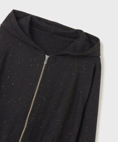 GRACE CONTINENTAL スパンコールニットパーカー