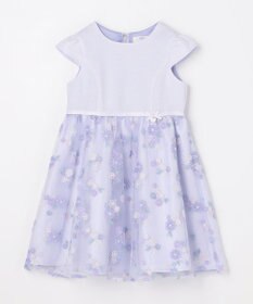 ANY KIDS 花柄刺繍ワンピース