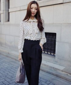 TOCCA 【八木アリサさん着用】RIBBON KNOT NYLONBAG ナイロントートバッグ