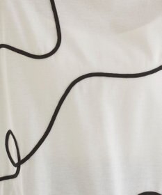 WEGO 【ANGIE VINTAGE】コード刺繍デザインTシャツ