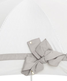 MOONBAT 【ランバン オン ブルー（LANVIN en Bleu）】晴雨兼用日傘　ビジューリボン