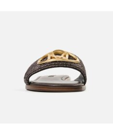 STEVE MADDEN KORA20オーバルロゴモチーフフラットサンダル