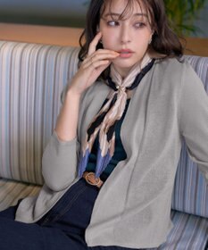 Tiaclasse L 【小倉優子さん着用・UVケア・接触冷感】ショートトッパーカーディガン