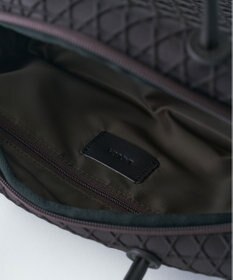 MIYABIYA LAQUOH【撥水加工】篭目柄エンボスボンディング ミニボストン