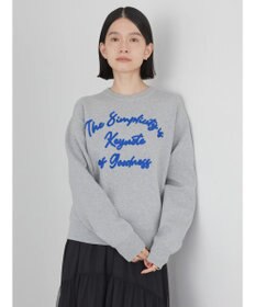 AMERICAN HOLIC サガラ刺繍ミラノリブニットプルオーバー