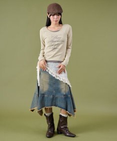 WEGO レイヤードグラフィックTOP