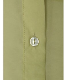 earth music&ecology ソデスリットクロップドシャツ