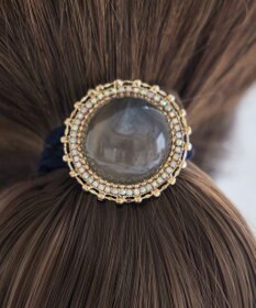 Tiaclasse ポイントカラーストーンゴム　