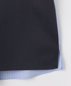 J.PRESS LADIES L プレーティングジャージー ブロッキング カットソー