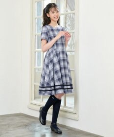 ANY KIDS ジャケット付き チェック ワンピース