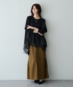 YECCA VECCA 裾アシメデザインプルオーバー②