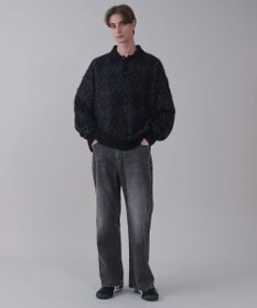 WEGO 【ユニセックス着用ITEM】アーガイルニットポロ